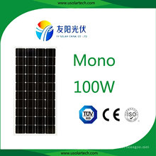 80W-100W El mejor precio del panel solar para el sistema casero